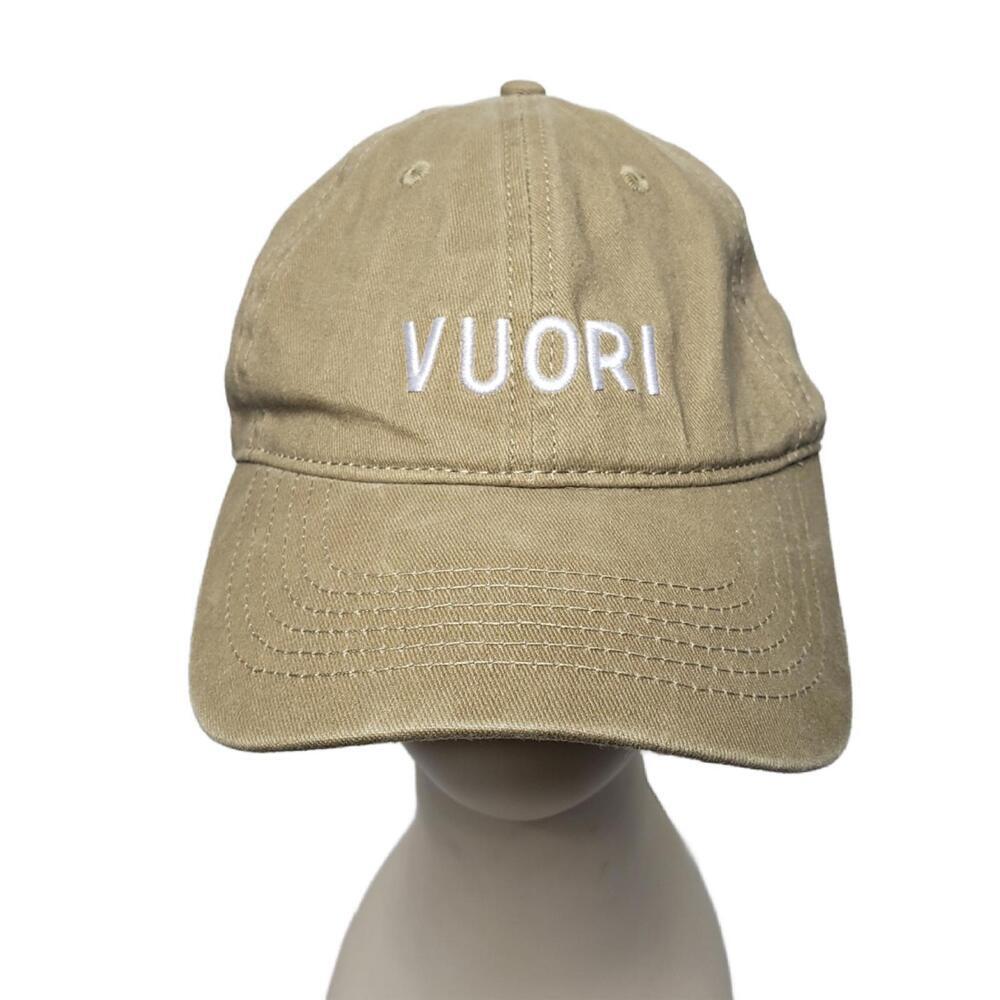 VUORI Unisex Adult Camel Tan Adjustable Baseball/ Dad Hat